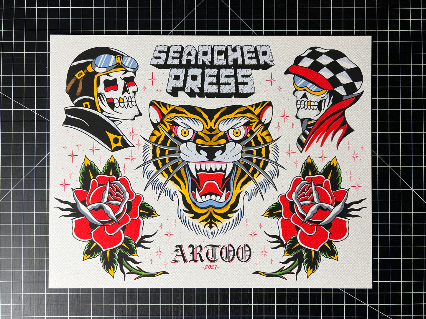 Custom Tattoo Flash Sheet Printing